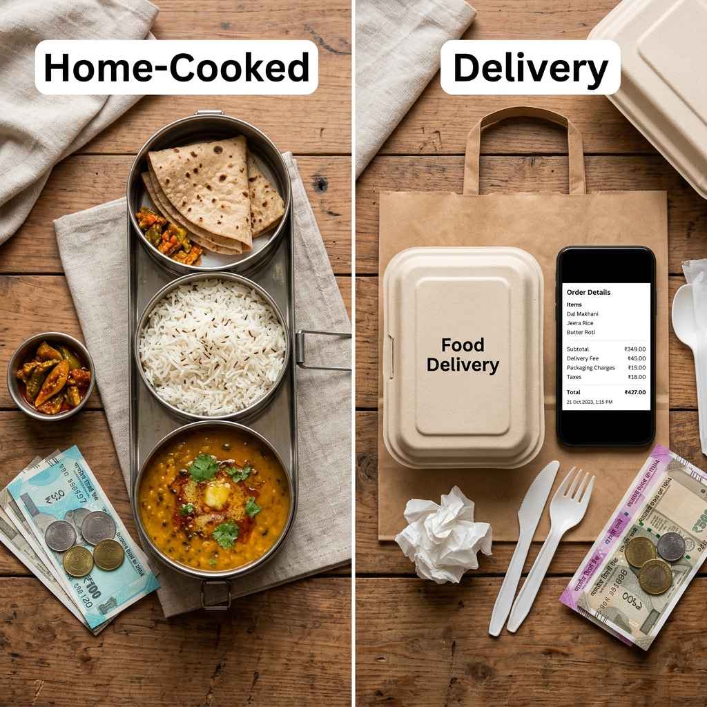 True Cost of Eating Out vs Tiffin Service in Pune (2025 Edition)