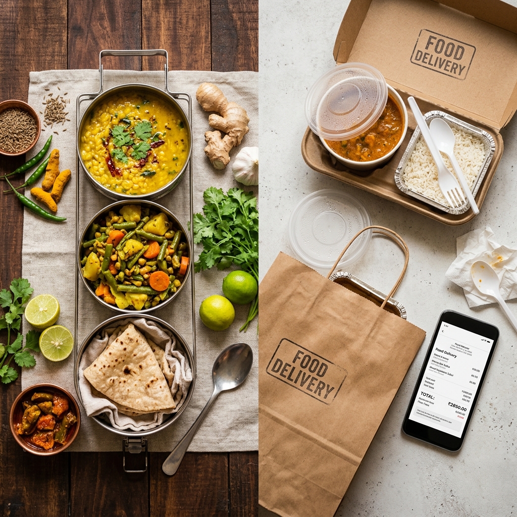 Tiffin Service vs Swiggy/Zomato — Honest Comparison for Pune Residents
